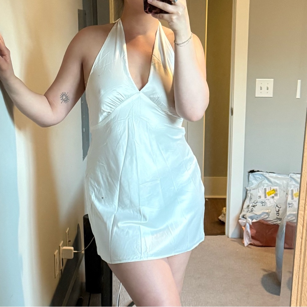 Peppermayo White Mini Dress